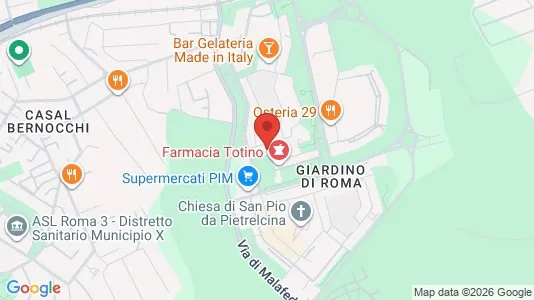 Apartments for rent i Roma Municipio X – Ostia/Acilia - kort over placeringen