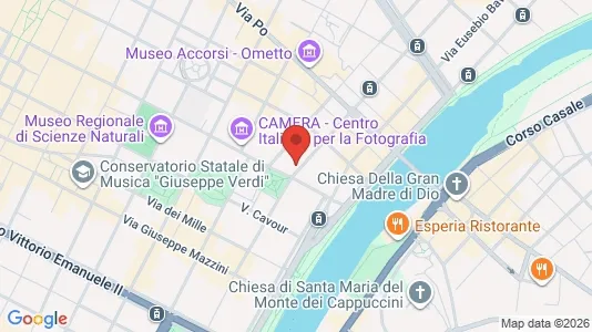 Apartments for rent i Turin - kort over placeringen