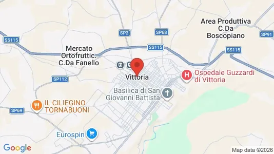 Apartments for rent i Vittoria - kort over placeringen