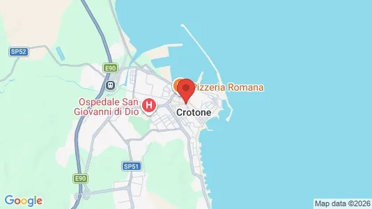 Apartments for rent i Crotone - kort over placeringen