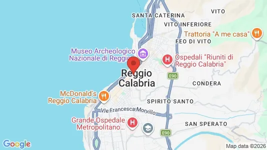 Apartments for rent i Reggio di Calabria - kort over placeringen