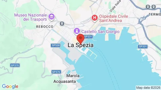 Apartments for rent i La Spezia - kort over placeringen