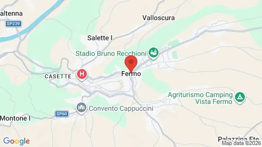 Apartments for rent i Fermo - kort over placeringen