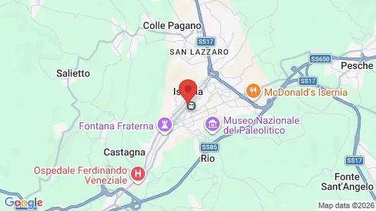 Apartments for rent i Isernia - kort over placeringen