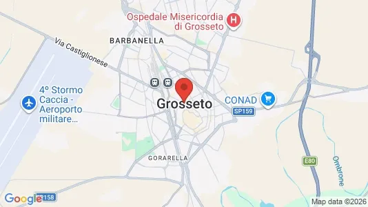 Apartments for rent i Grosseto - kort over placeringen