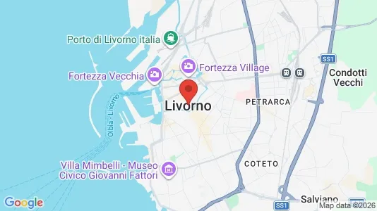 Apartments for rent i Livorno - kort over placeringen
