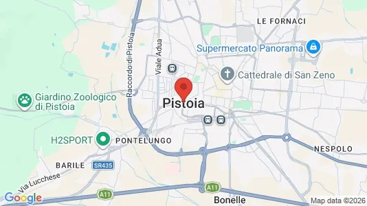 Apartments for rent i Pistoia - kort over placeringen