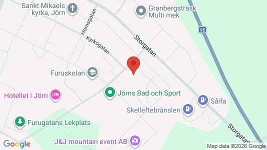 Apartments for rent i Skellefteå - kort over placeringen