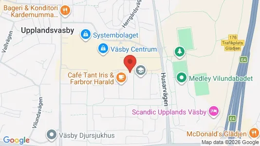 Apartments for rent i Upplands Väsby - kort over placeringen