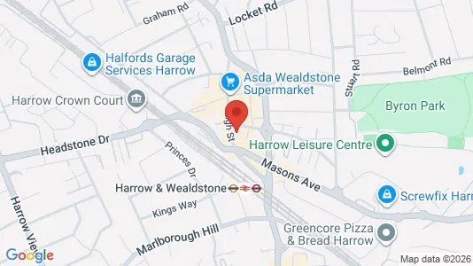Apartments for rent i Harrow - Middlesex - kort over placeringen