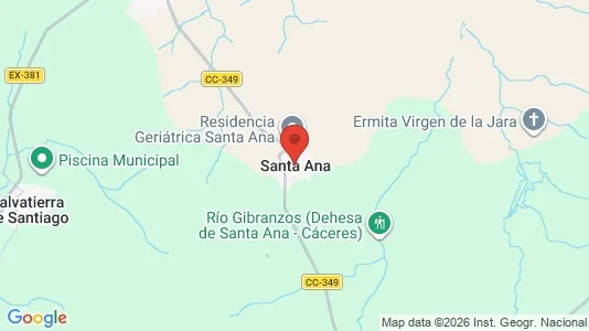 Apartments for rent i Santa Ana - kort over placeringen