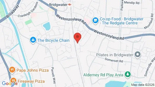Apartments for rent i Bridgwater - Somerset - kort over placeringen