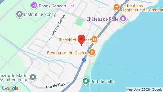 Apartments for rent i Nyon - kort over placeringen