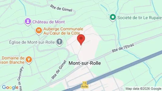Apartments for rent i Nyon - kort over placeringen