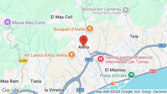Apartments for rent i Alella - kort over placeringen