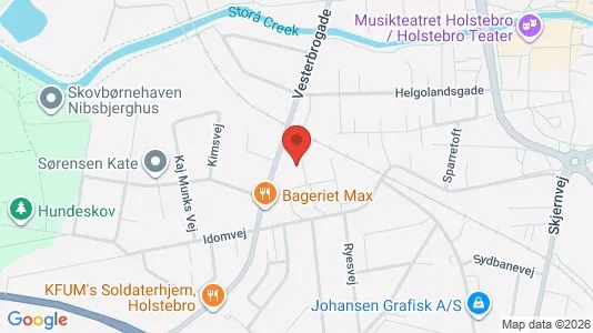 Apartments for rent i Holstebro - kort over placeringen