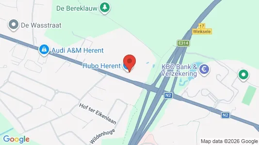 Apartments for rent i Herent - kort over placeringen