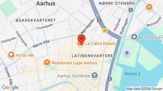 Apartments for rent i Aarhus C - kort over placeringen