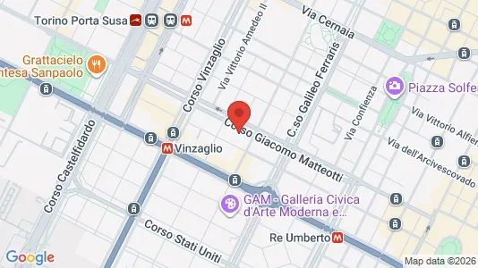 Apartments for rent i Turin - kort over placeringen