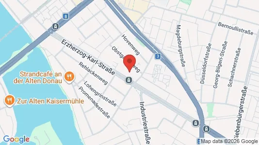 Apartments for rent i Vienna Donaustadt - kort over placeringen