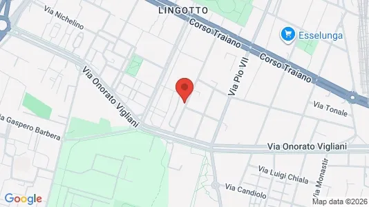 Apartments for rent i Turin - kort over placeringen