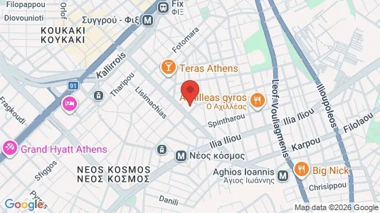 Apartments for rent i Athens Akropoli - kort over placeringen