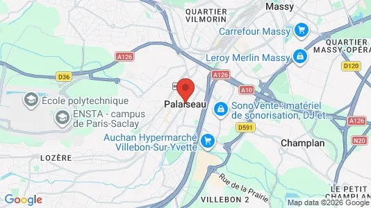 Apartments for rent i Palaiseau - kort over placeringen