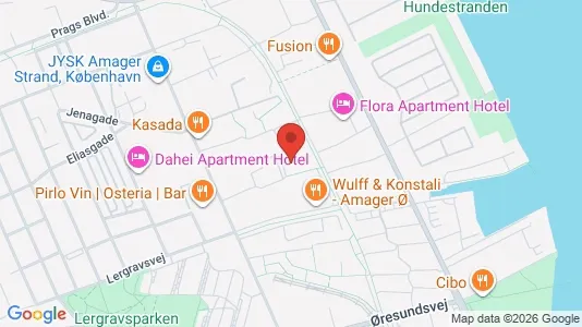 Apartments for rent i Copenhagen S - kort over placeringen