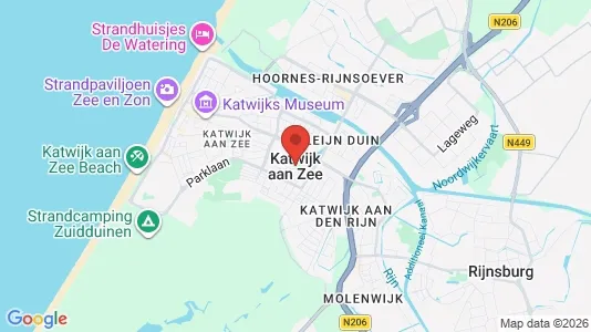 Apartments for rent i Katwijk - kort over placeringen