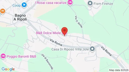 Apartments for rent i Fiesole - kort over placeringen