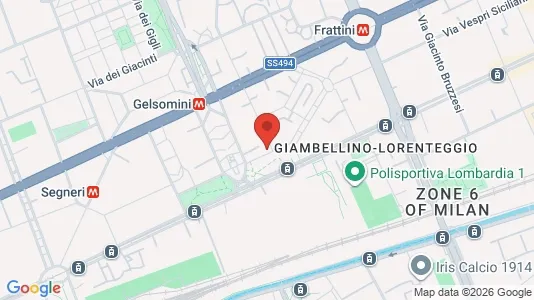 Apartments for rent i Milano Zona 6 - Barona, Lorenteggio - kort over placeringen