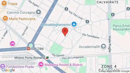 Apartments for rent i Milano Zona 4 - Vittoria, Forlanini - kort over placeringen