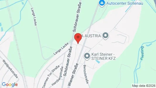 Apartments for rent i Sollenau - kort over placeringen