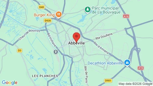 Apartments for rent i Abbeville - kort over placeringen