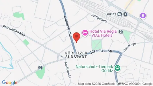 Apartments for rent i Görlitz - kort over placeringen