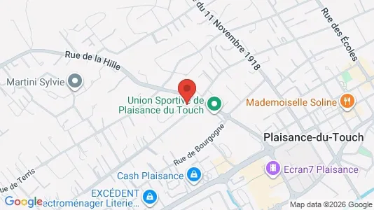 Apartments for rent i Toulouse - kort over placeringen