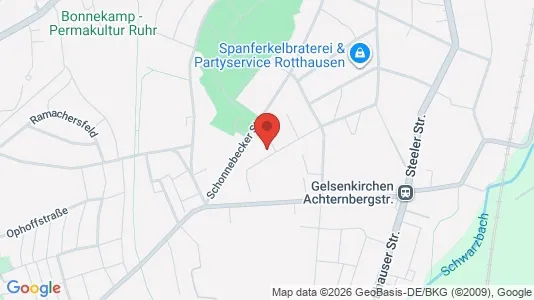 Apartments for rent i Gelsenkirchen - kort over placeringen