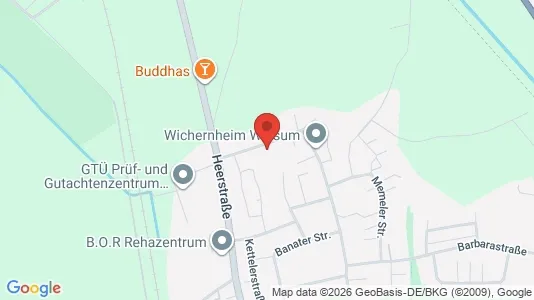 Apartments for rent i Duisburg - kort over placeringen