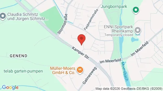 Apartments for rent i Wesel - kort over placeringen