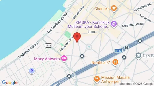 Apartments for rent i Stad Antwerp - kort over placeringen