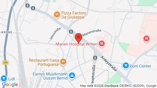 Apartments for rent i Ennepe-Ruhr-Kreis - kort over placeringen