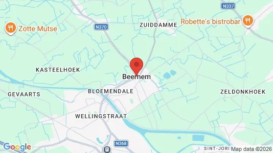 Apartments for rent i Beernem - kort over placeringen