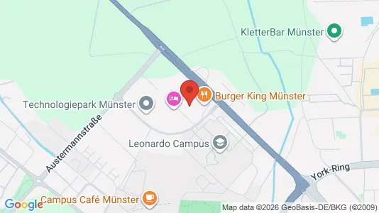 Apartments for rent i Münster - kort over placeringen