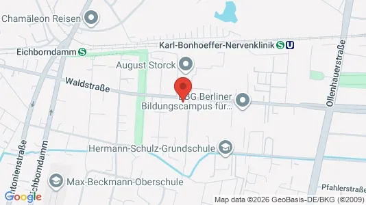 Rooms for rent i Berlin Reinickendorf - kort over placeringen