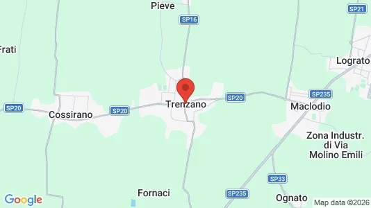 Apartments for rent i Trenzano - kort over placeringen