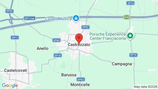 Apartments for rent i Castrezzato - kort over placeringen