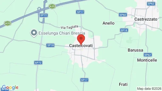 Apartments for rent i Castelcovati - kort over placeringen
