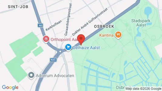 Apartments for rent i Aalst - kort over placeringen