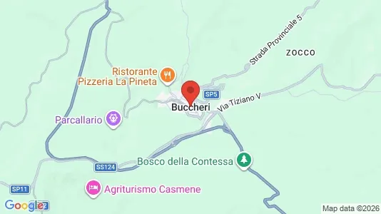 Houses for rent i Buccheri - kort over placeringen