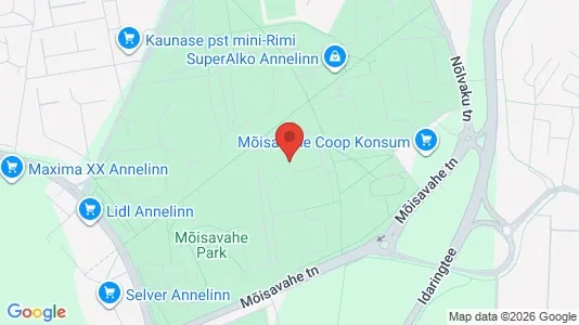 Apartments for rent i Tartu - kort over placeringen